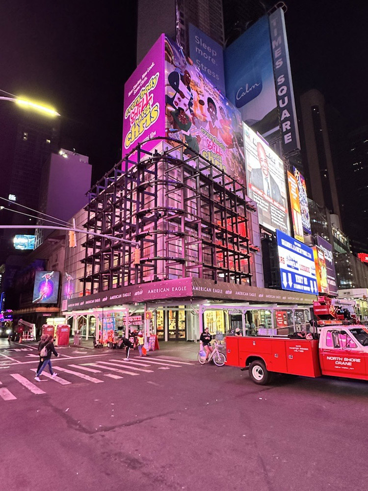 American Eagle LED Sign Support